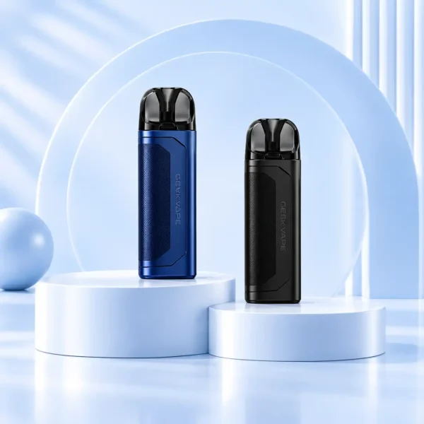 خرید-پاد-سیستم پاد-ارزان GEEKVAPE-Pod-Duo-on-Blue-Pedestals